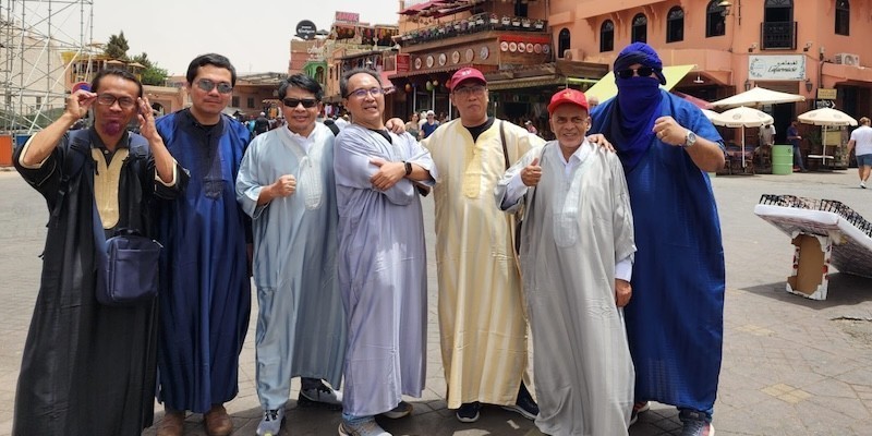 Bergaya di Jemaa El Fna